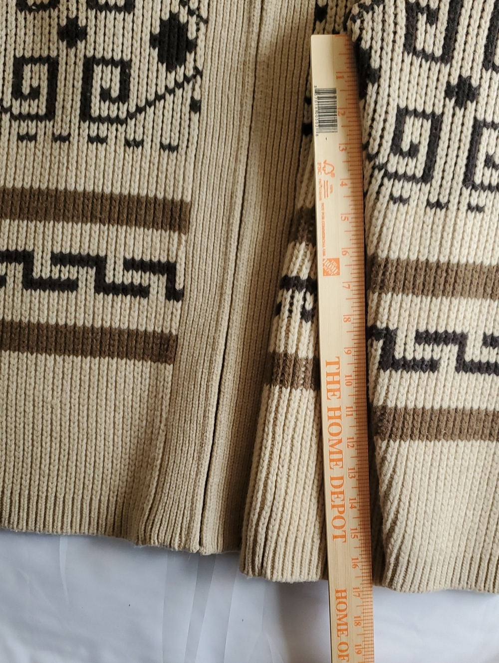 Vintage Pendleton Lebowski."The Dude " Zip-Up Shawl Collar Sweater XL - Picture 4 of 10